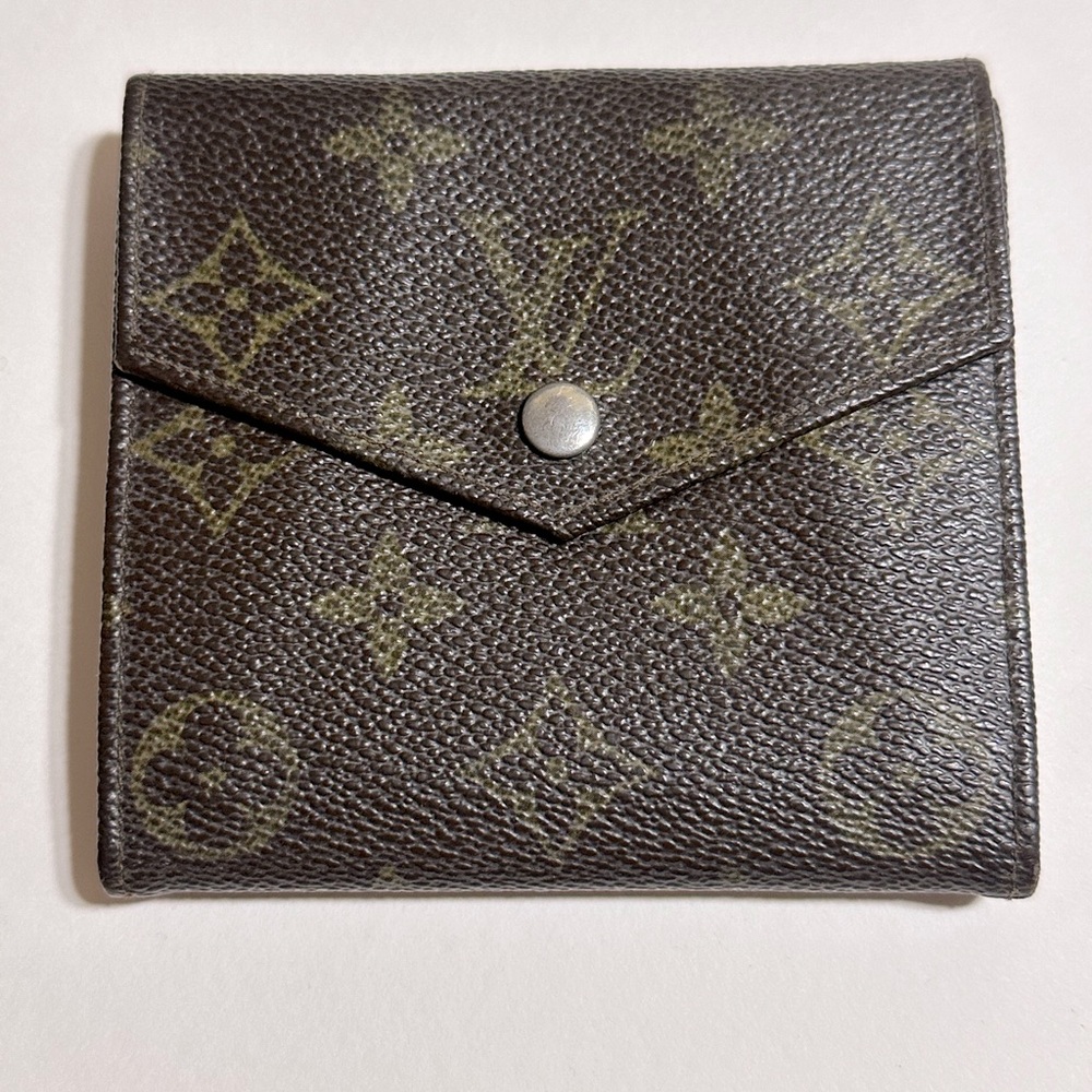 Louis Vuitton Monogram Canvas Porte-Monnaie Billets Wallet M61660 w/ Entrupy COA